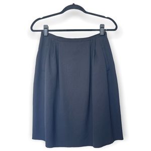 Alexander Wang Navy A-Line Skirt